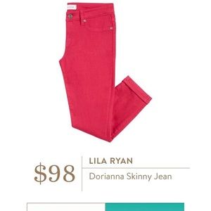 Lila Ryan cuffed skinny jeans from stitch fix